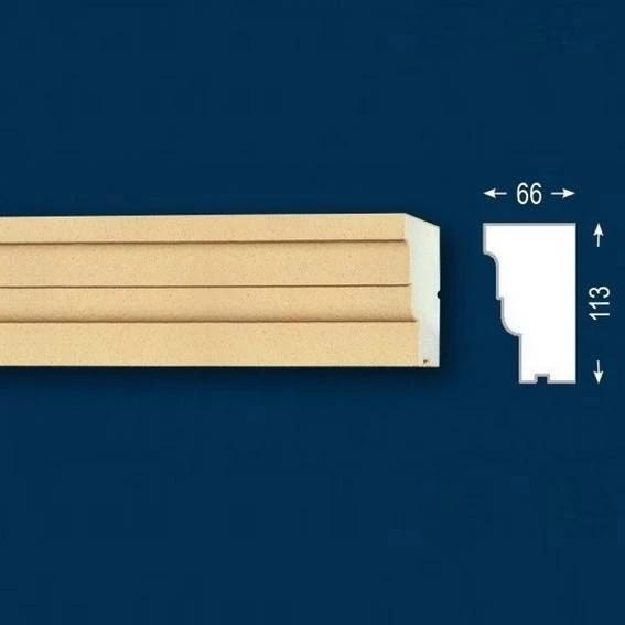 Wiesemann | Fassadenprofil "FP28-b" | Fassadenstuck | 66 X 113 X 2000 Mm | Außenstuck | Beschichtet 4 Wiesemann | Fassadenprofil "FP28-b" | Fassadenstuck | 66 X 113 X 2000 Mm | Außenstuck | Beschichtet – Bild 2