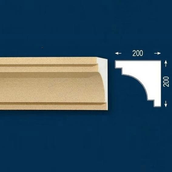 Wiesemann | Fassadenprofil "FP31-b" | Fassadenstuck | 200 X 200 X 2000 Mm | Außenstuck | Beschichtet 4 Wiesemann | Fassadenprofil "FP31-b" | Fassadenstuck | 200 X 200 X 2000 Mm | Außenstuck | Beschichtet – Bild 2