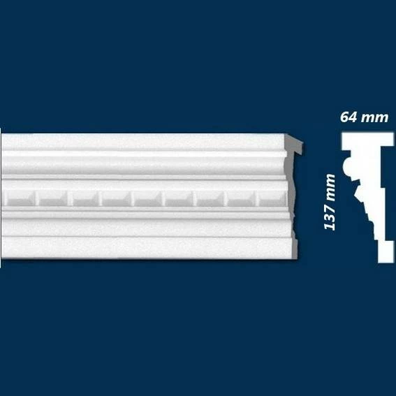 Wiesemann | Fassadenprofil "FP15" | Fassadenstuck | 64 X 137 X 2000 Mm | Innenstuck | Unbeschichtet 3 Wiesemann | Fassadenprofil "FP15" | Fassadenstuck | 64 X 137 X 2000 Mm | Innenstuck | Unbeschichtet