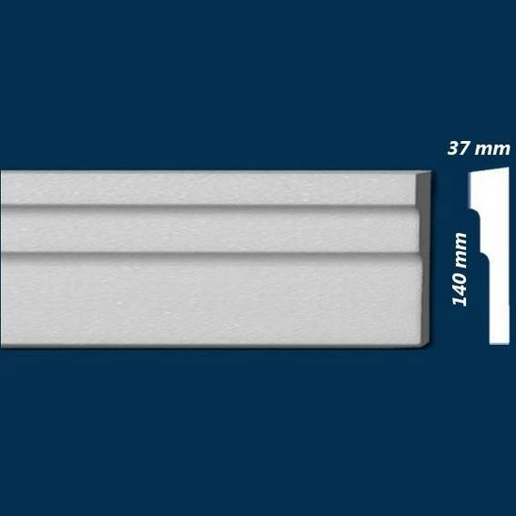 Wiesemann | Fassadenprofil "FP17" | Fassadenstuck | 37 X 140 X 2000 Mm | Innenstuck | Unbeschichtet 5 Wiesemann | Fassadenprofil "FP17" | Fassadenstuck | 37 X 140 X 2000 Mm | Innenstuck | Unbeschichtet – Bild 3