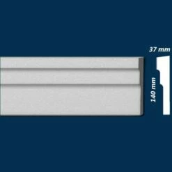 Wiesemann | Fassadenprofil Für Innenbögen "FP17 Flex I" | 37 X 140 X 2000 Mm | Unbeschichtet -Profistuck Verkäufe fp 17 unbeschichtet 1 1280x1280