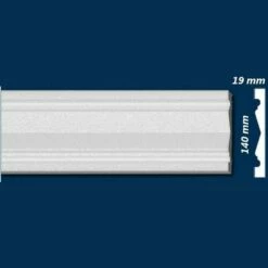 Wiesemann | Fassadenprofil "FP20" | Fassadenstuck | 19 X 140 X 2000 Mm | Innenstuck | Unbeschichtet