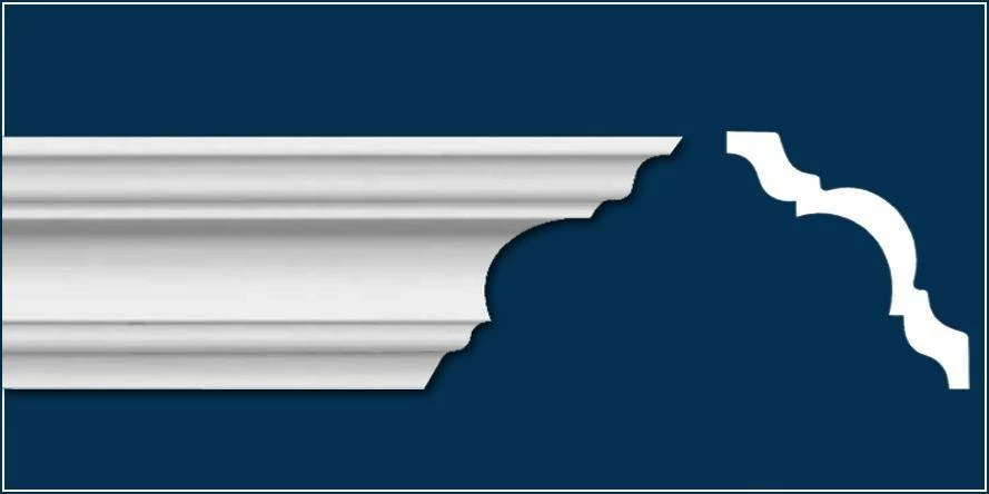 Wiesemann | Innenwinkel "Baberi 09" | Polystyrol | 103 X 103 X 200 Mm | Weiß | Stuckleisten Winkel 5 Wiesemann | Innenwinkel "Baberi 09" | Polystyrol | 103 X 103 X 200 Mm | Weiß | Stuckleisten Winkel – Bild 3