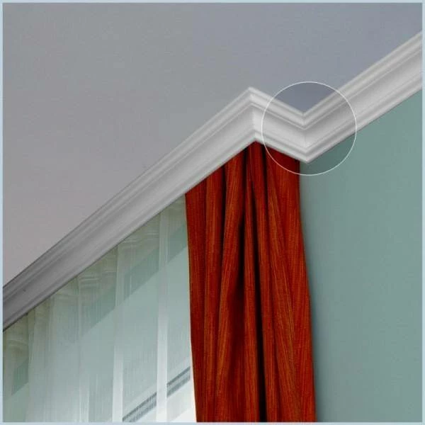 Wiesemann | Innenwinkel "Baberi 09" | Polystyrol | 103 X 103 X 200 Mm | Weiß | Stuckleisten Winkel 4 Wiesemann | Innenwinkel "Baberi 09" | Polystyrol | 103 X 103 X 200 Mm | Weiß | Stuckleisten Winkel – Bild 2