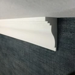 PROVISTON | Gipsleiste Augsburg | Echter Gipsstuck | 60 X 100 X 1200 Mm | Stuckleisten Aus Gips