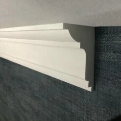 PROVISTON | Gipsleiste Heilbronn | Echter Gipsstuck | 85 X 120 X 1140 Mm | Stuckleisten Aus Gips