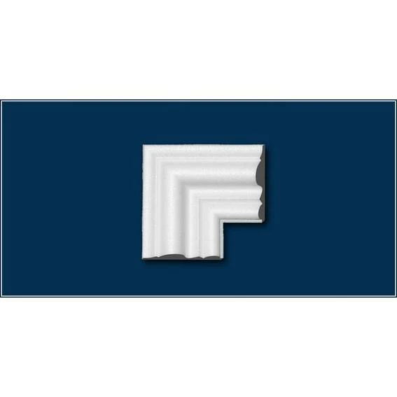 Wiesemann | Zierleistenecke "Jakarta 51" | Polystyrol | 21 X 79 Mm | Stuckdekoration 4 Wiesemann | Zierleistenecke "Jakarta 51" | Polystyrol | 21 X 79 Mm | Stuckdekoration – Bild 2