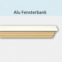 Wiesemann | Fensterbank "Vetrella KFB1" | Mit Aluabdeckung | Fassadenstuck | Versch. Abmessungen