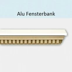 Wiesemann | Fensterbank "Segreta KFB4" | Mit Aluabdeckung | Fassadenstuck | Versch. Abmessungen