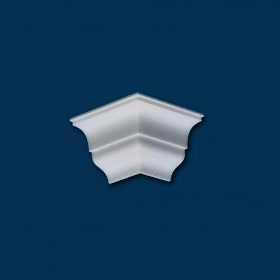 Wiesemann | Außenwinkel "Budapest 42" | Polystyrol | 106 X 96 X 200 Mm | Weiß | Stuckleisten Winkel 3 Wiesemann | Außenwinkel "Budapest 42" | Polystyrol | 106 X 96 X 200 Mm | Weiß | Stuckleisten Winkel