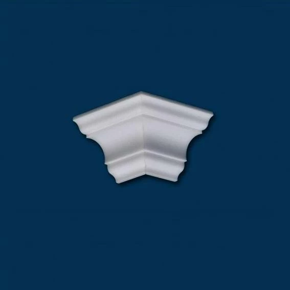 Wiesemann | Außenwinkel "Frankfurt 09" | Polystyrol | 103 X 103 X 200mm | Weiß | Stuckleisten Winkel 3 Wiesemann | Außenwinkel "Frankfurt 09" | Polystyrol | 103 X 103 X 200mm | Weiß | Stuckleisten Winkel