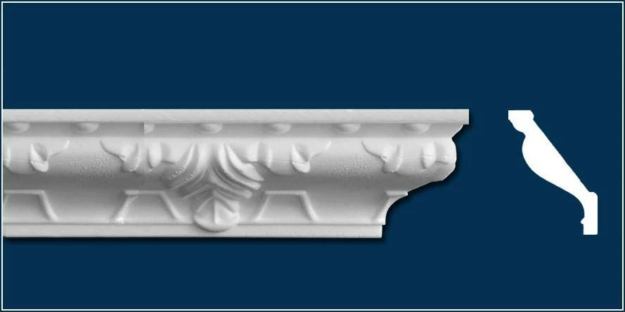 Marbet | Innenwinkel "Marbet B16" | Polystyrol | 63 X 43 X 200 Mm | Weiß | Stuckleisten Winkel 5 Marbet | Innenwinkel "Marbet B16" | Polystyrol | 63 X 43 X 200 Mm | Weiß | Stuckleisten Winkel – Bild 3