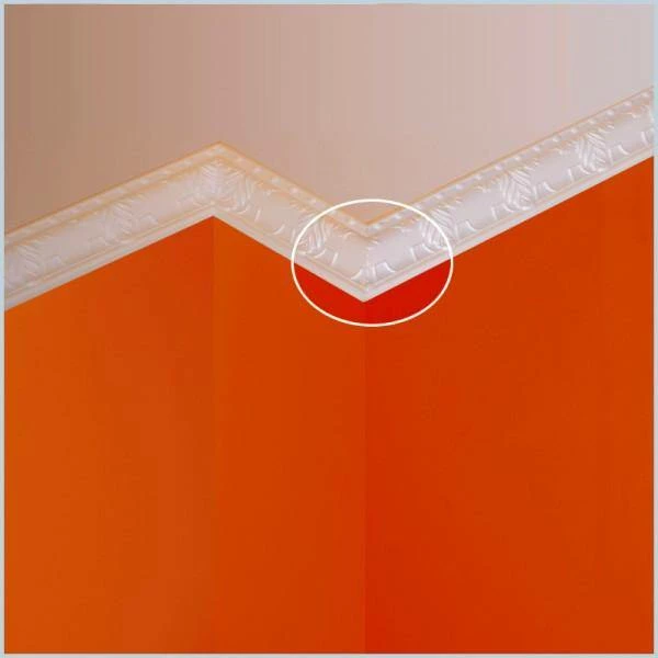 Marbet | Innenwinkel "Marbet B16" | Polystyrol | 63 X 43 X 200 Mm | Weiß | Stuckleisten Winkel 4 Marbet | Innenwinkel "Marbet B16" | Polystyrol | 63 X 43 X 200 Mm | Weiß | Stuckleisten Winkel – Bild 2