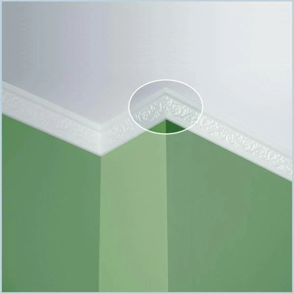 Marbet | Außenwinkel "Marbet B18" | Polystyrol | 66 X 41 X 200 Mm | Weiß | Stuckleisten Winkel 4 Marbet | Außenwinkel "Marbet B18" | Polystyrol | 66 X 41 X 200 Mm | Weiß | Stuckleisten Winkel – Bild 2