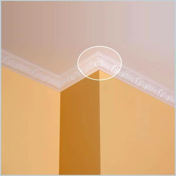 Marbet | Außenwinkel "Marbet B4" | Polystyrol | 46 X 46 X 200 Mm | Weiß | Stuckleisten Winkel 4 Marbet | Außenwinkel "Marbet B4" | Polystyrol | 46 X 46 X 200 Mm | Weiß | Stuckleisten Winkel – Bild 2