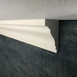 PROVISTON | Gipsleiste Regensburg | Echter Gipsstuck | 60 X 100 X 1000 Mm | Stuckleisten Aus Gips