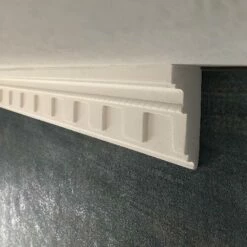 PROVISTON | Gipsleiste Duisburg | Echter Gipsstuck | 40 X 95 X 1000 Mm | Stuckleisten Aus Gips