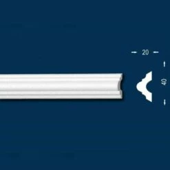 Wiesemann Zierleiste Nantes 57 Polystyrol 20 X 45 X 2000 Mm Wandleiste Weiß -Profistuck Verkäufe nantes 57 1280x1280
