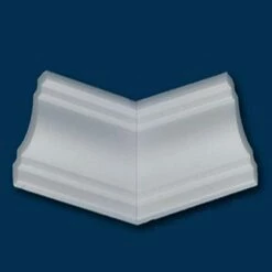 Wiesemann | Innenwinkel "Paris 34" | Polystyrol | 105 X 105 X 200 Mm | Weiß | Stuckleisten Winkel