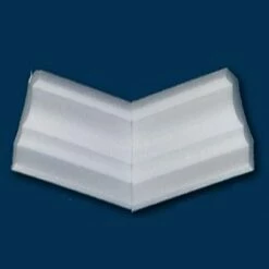 Wiesemann | Innenwinkel "Roma 28" | Polystyrol | 72 X 66 X 200 Mm | Weiß | Stuckleisten Winkel