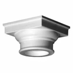 Wiesemann | Säulenkapitell "Classic" | Polystyrol | 325 X 185 Mm | Dekosäulenkopf | Zierelement