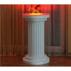 Wiesemann | Dekosäule "San Luca 166" | 340 X 667 Mm | Stucksäule | Unbeschichtet | Beleuchtet -Profistuck Verkäufe san luca 266 1 rot 1280x1280