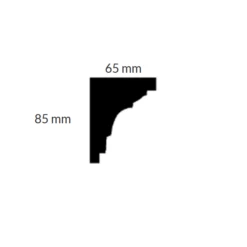 PROVISTON | Gipsleiste Chemnitz | Echter Gipsstuck | 65 X 85 X 1000 Mm | Stuckleisten Aus Gips -Profistuck Verkäufe skizze chemnitz 1280x1280