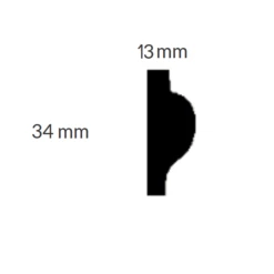 PROVISTON | Zierleiste Aus Gips Schwerin | Gips | 13 X 34 X 910 Mm | Wandleiste | Weiß 8 PROVISTON | Zierleiste Aus Gips Schwerin | Gips | 13 X 34 X 910 Mm | Wandleiste | Weiß -Profistuck Verkäufe skizze schwerin 1280x1280