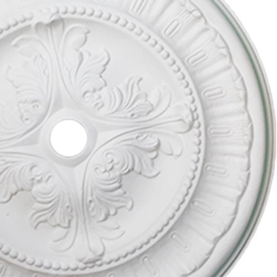 PROVISTON | Gips Rosette Southampton | Echter Gipsstuck | Ø38,8cm | Stuckrosette 4 PROVISTON | Gips Rosette Southampton | Echter Gipsstuck | Ø38,8cm | Stuckrosette – Bild 2