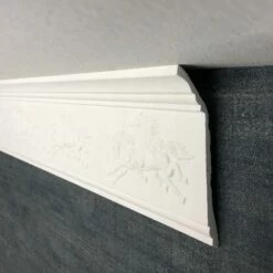 PROVISTON | Gipsleiste Kassel | Echter Gipsstuck | 80 X 130 X 1200 Mm | Stuckleisten Aus Gips -Profistuck Verkäufe stuckleiste kassel c479 1280x1280