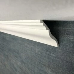 PROVISTON | Gipsleiste Offenbach | Echter Gipsstuck | 78 X 78 X 1200 Mm | Stuckleisten Aus Gips