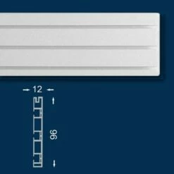Wiesemann | Gardinenschiene | Dreiläufig | Kunststoff | 12 X 96 X 1800 Mm | Vorhangschiene | Weiß
