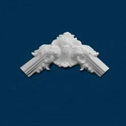 Wiesemann | Zierleistenecke "Düsseldorf 59 B" | Polystyrol | 450 X 250 Mm | Stuckdekoration