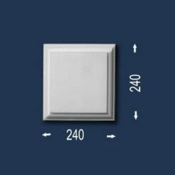 Wiesemann | Fassadenstuck "B1" | Bossenstein | 240 X 240 Mm | Fassadenelement | Unbeschichtet