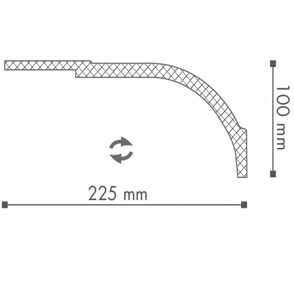 NMC | Außenwinkel "Girona" | Polystyrol | 100 X 225 X 200 Mm | Weiß | Stuckleisten Winkel 5 NMC | Außenwinkel "Girona" | Polystyrol | 100 X 225 X 200 Mm | Weiß | Stuckleisten Winkel – Bild 3